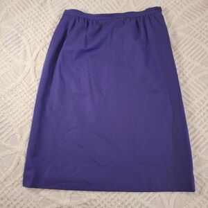 Pendleton Vintage Purple Wool Midi Skirt A-Line Lined Size 16 Made in USA